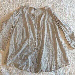 Women FLAX Linen Top